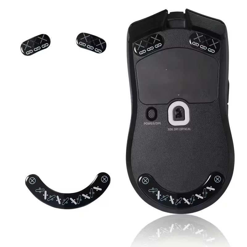 اسکیت موس Wigenzo Glass Viper V2 Pro طرح Custom